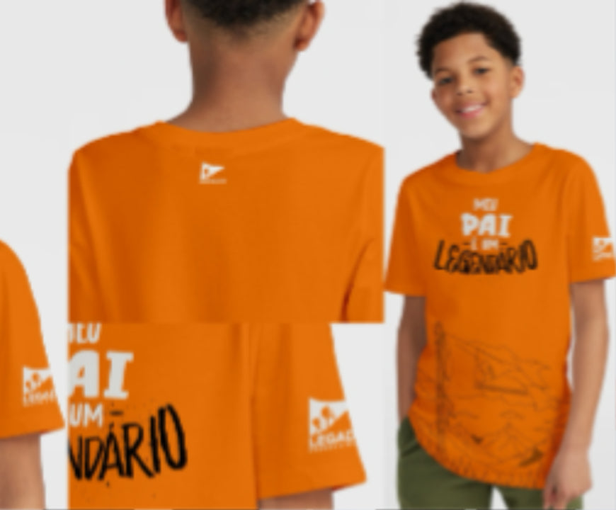 T-Shirt Meu Pai é um Legendario - Kids